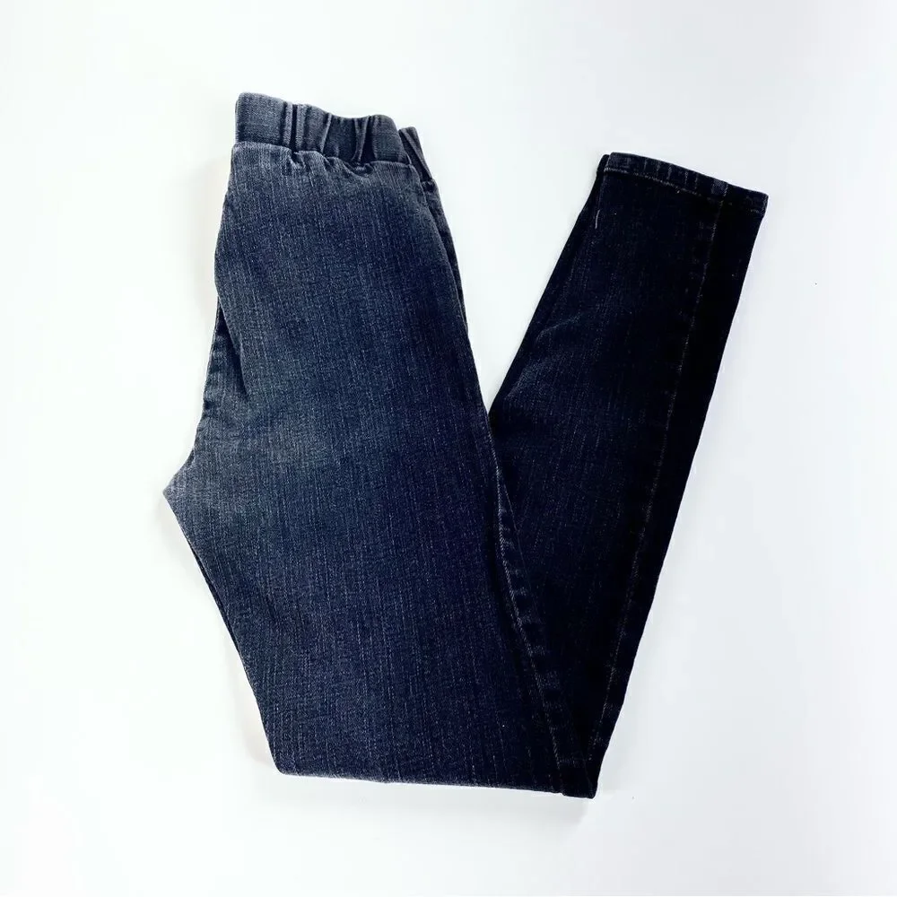 Soft Surroundings black elastic waist skinny jeans XS